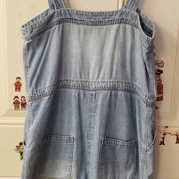 Female Jean / Denim Sundress Winter Pinafore - Picture 4 of 6